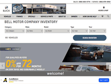 Tablet Screenshot of bellmotorco.com